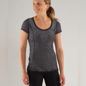 Lululemon Silver Bullet Tech Feather Short Sleeve